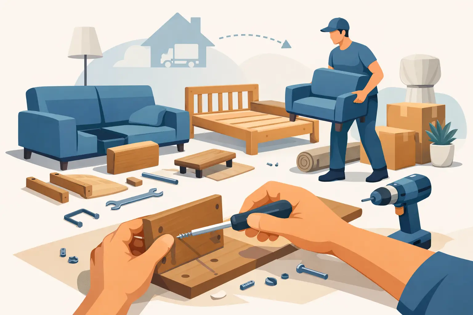 Furniture Disassembly Steps for a Safer Move 5 Furniture Disassembly Steps for a Safer Move