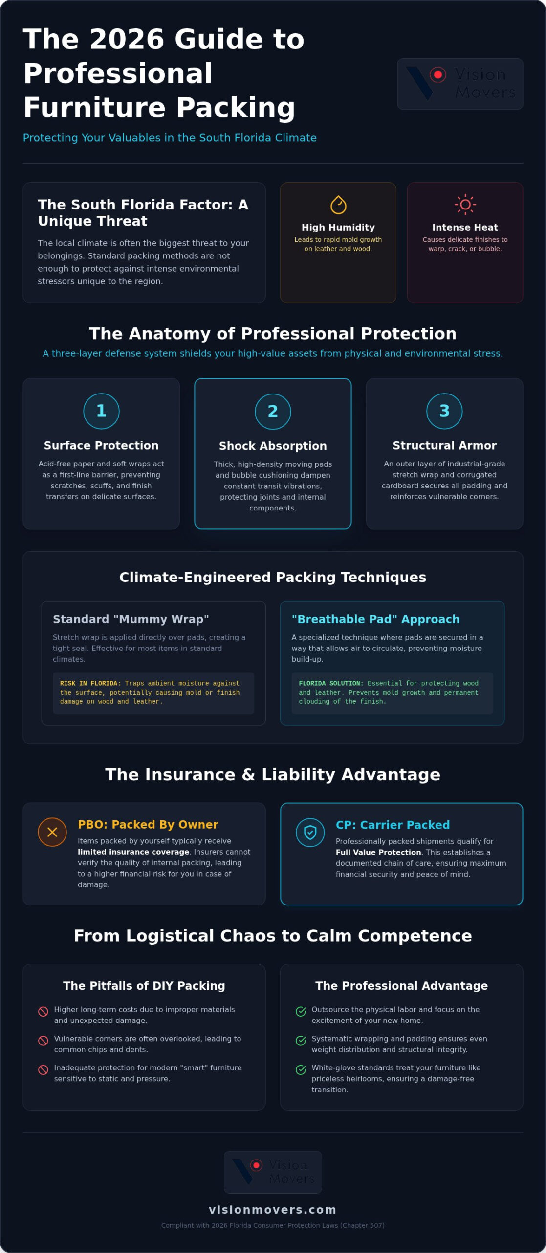 Expert Furniture Packing Services in South Florida: The 2026 Protection Guide