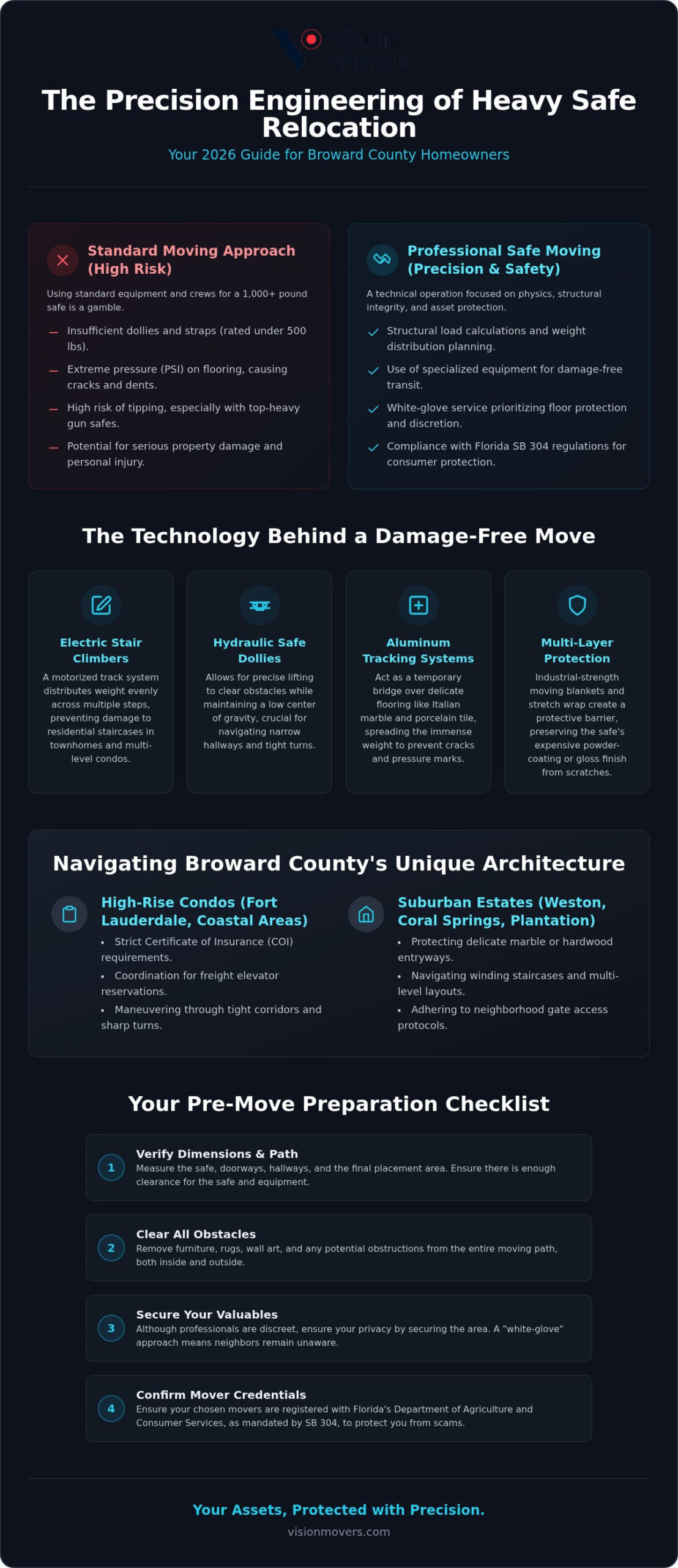 Heavy Safe Movers in Broward County: The 2026 Guide to Secure Relocation
