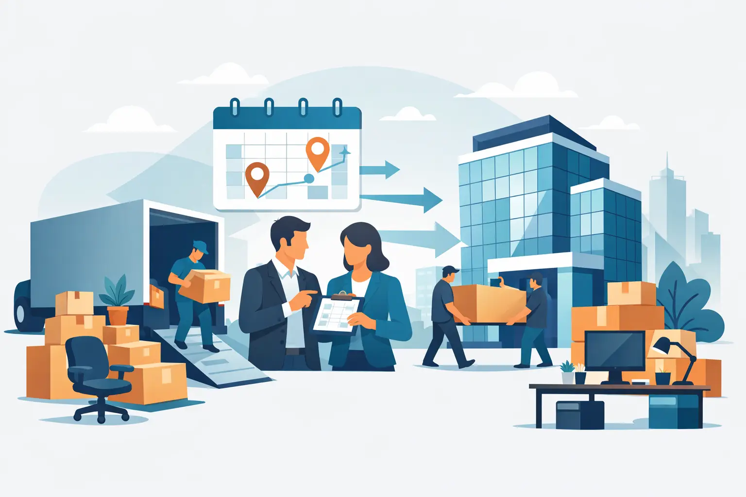 Guide to Commercial Move Planning for Businesses