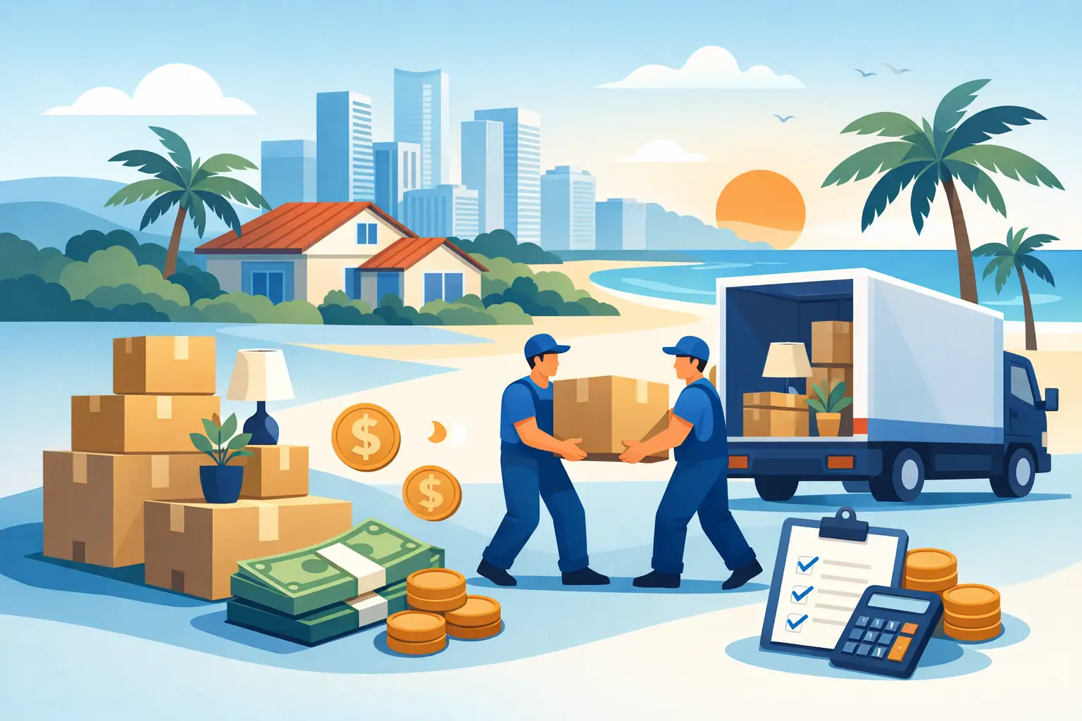 How Much Do Local Movers Cost in South Florida? 1 How Much Do Local Movers Cost in South Florida?