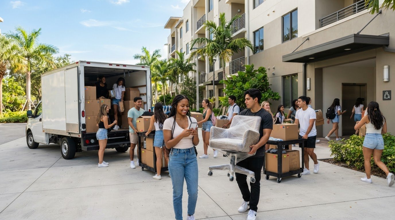 Fort Lauderdale Dorm Movers: 2026 Student Moving Guide 1 Fort Lauderdale Dorm Movers: 2026 Student Moving Guide
