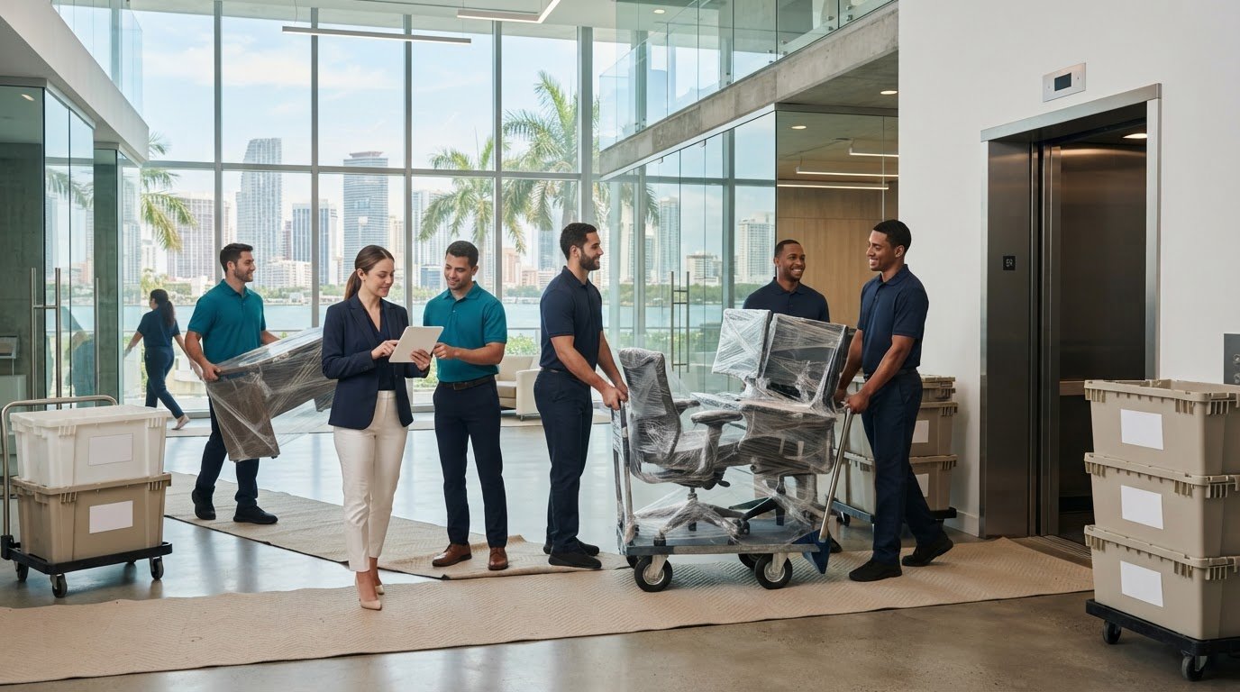 Office Movers in Miami: Plan a Smooth, Business-Ready Relocation 1 Office Movers in Miami: Plan a Smooth, Business-Ready Relocation